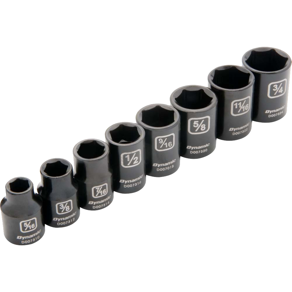 3/8" Drive Impact Socket Sets