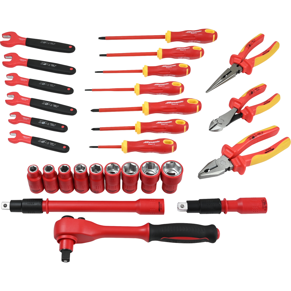 Ensemble de 28 outils isolés